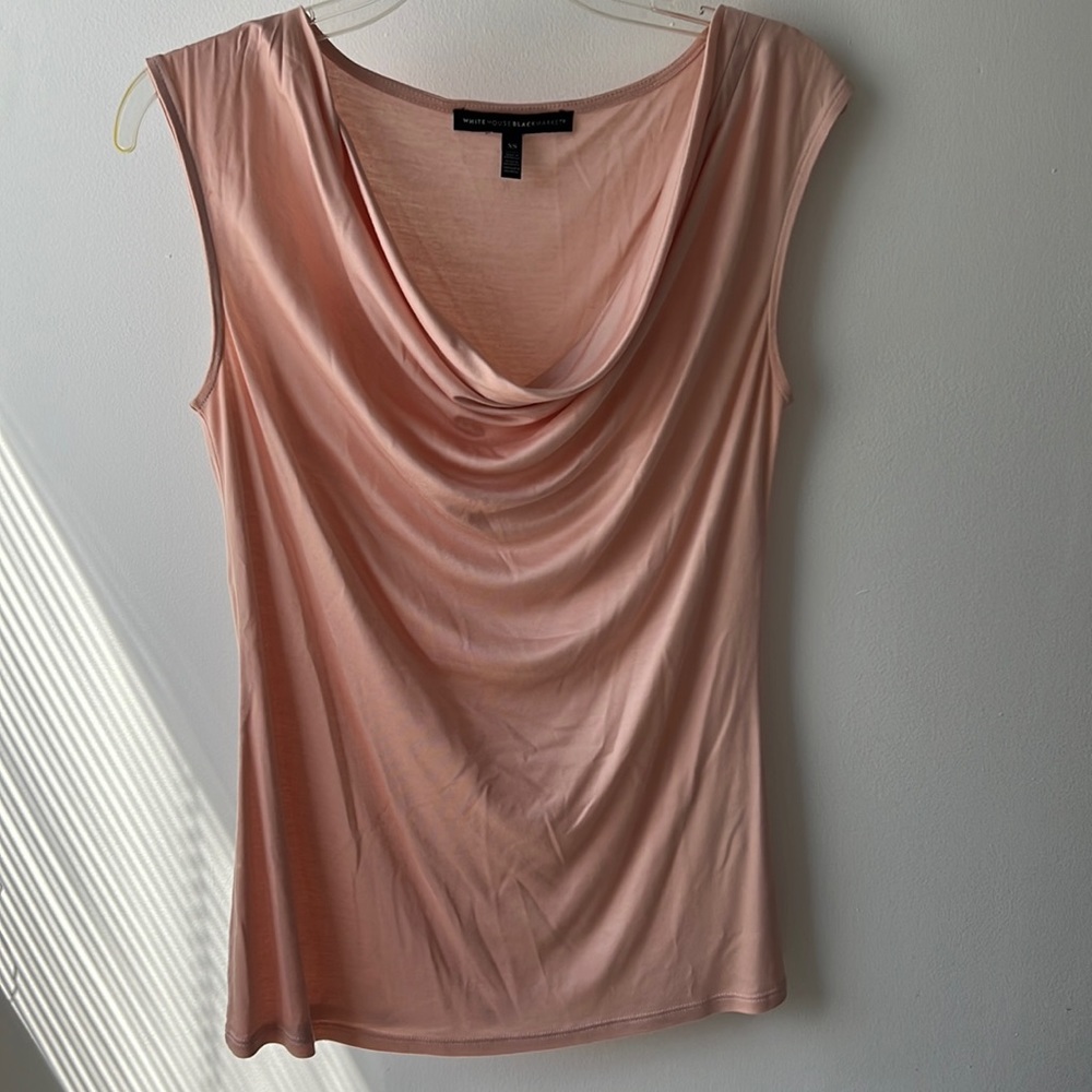 Drape neckline top White House Black Market
